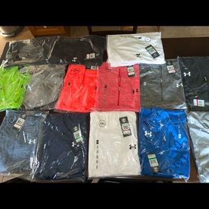 Under Armour 1/2 zip and hoodies